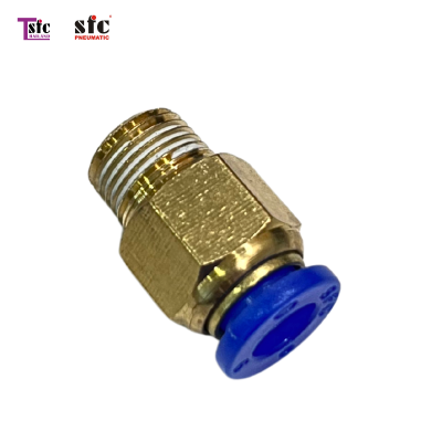 ฟิตติ้งเสียบสาย เกลียวนอก