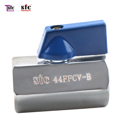 ก๊อกบอลวาล์วสแตนเลส หกเหลี่ยม เกลียวใน x ใน