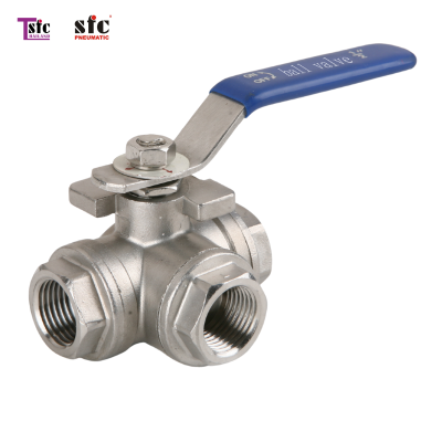 Stainless steel ball valves SUS-316 3WAY