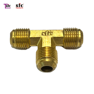 ฟิตติ้งทองเหลือง หัวแฟร์สามทาง