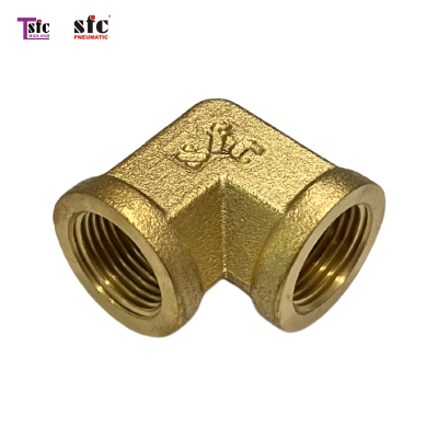 ฟิตติ้งทองเหลือง ข้องอ 90 องศา เกลียวใน x ใน