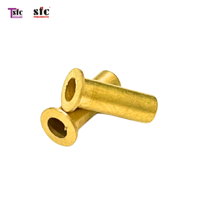 ตัวเสียบท่อลม ทองเหลือง
