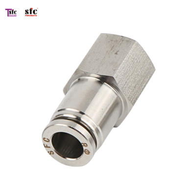 ฟิตติ้งสแตนเลส เสียบสาย เกลียวใน