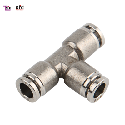 ฟิตติ้งสแตนเลส เสียบสายสามทาง